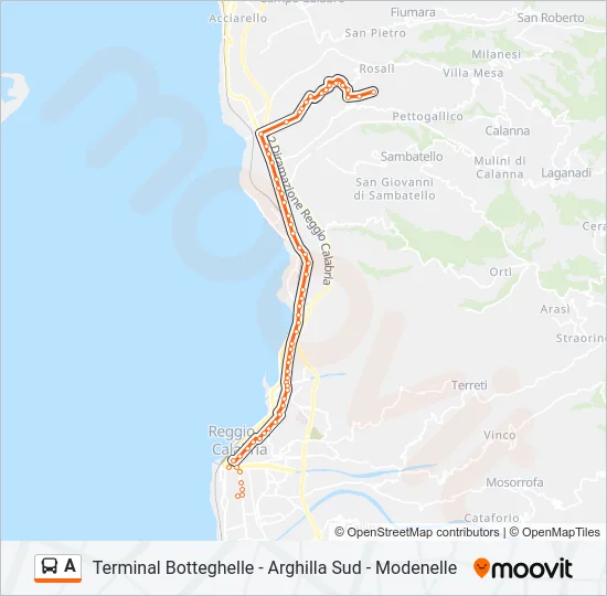 A Bus Line Map