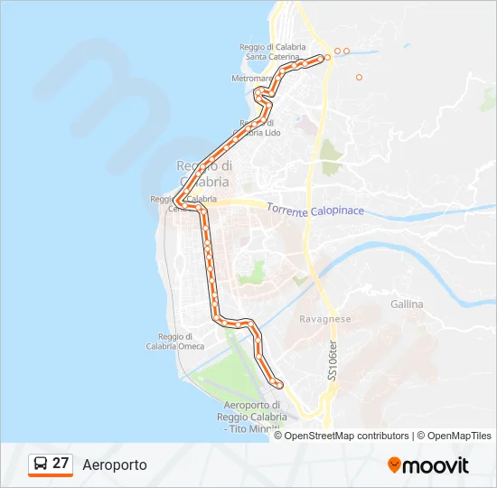 27 Bus Line Map