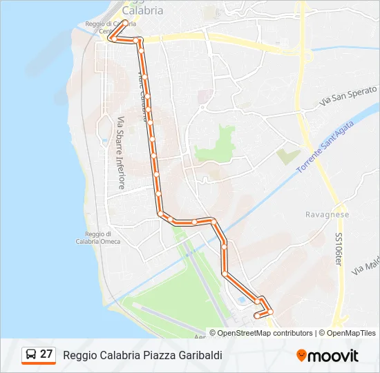 27 Bus Line Map