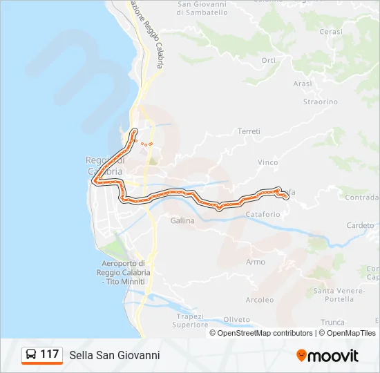 117 Bus Line Map