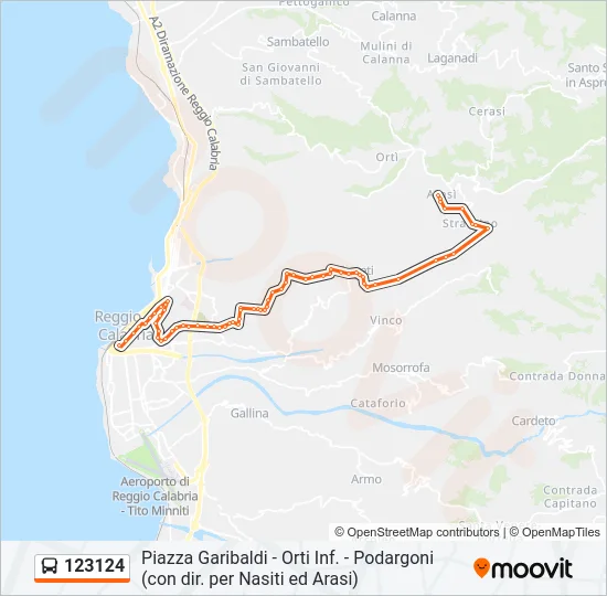 123124 Bus Line Map