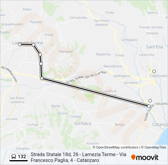 132 Route: Schedules, Stops & Maps - Via Guglielmo Marconi, 337 ...