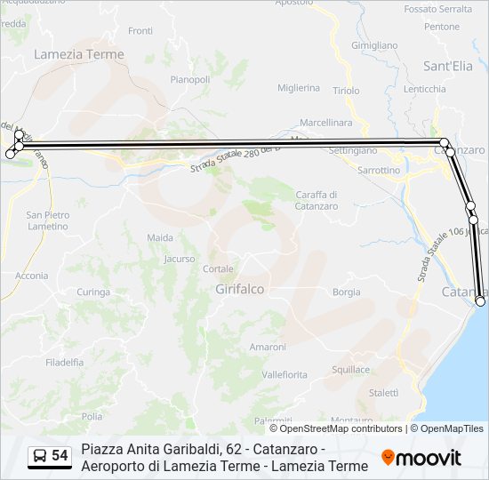 54-route-schedules-stops-maps-aeroporto-di-lamezia-terme