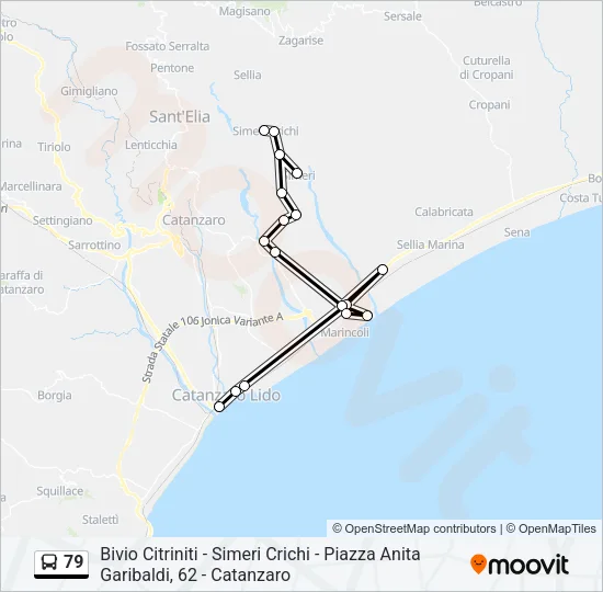 79 Bus Line Map
