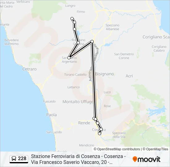 228 Bus Line Map