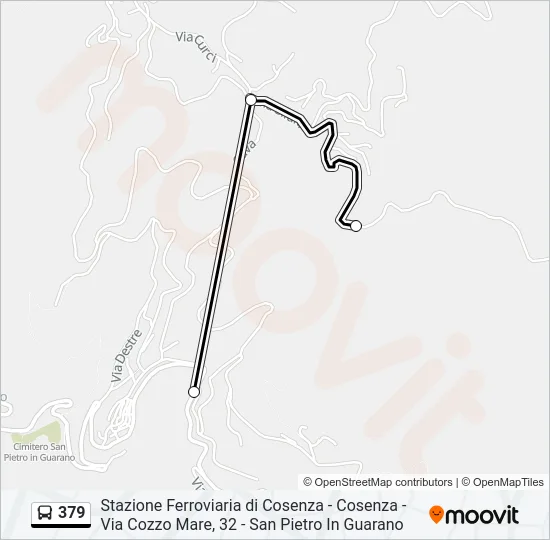 379 Bus Line Map