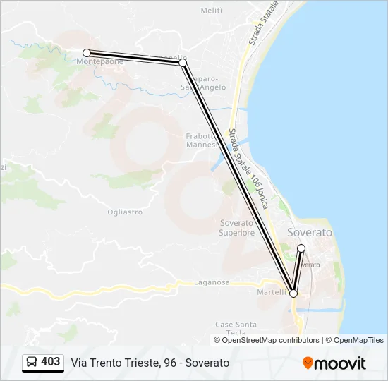 403 Bus Line Map