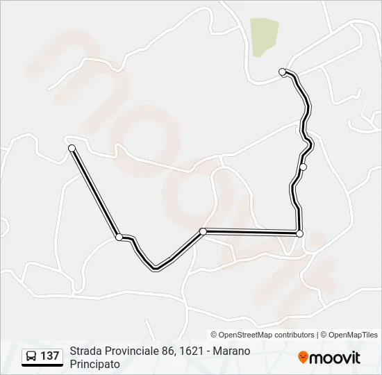 137 Bus Line Map