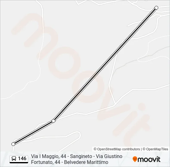 146 Bus Line Map