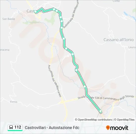 112  Line Map