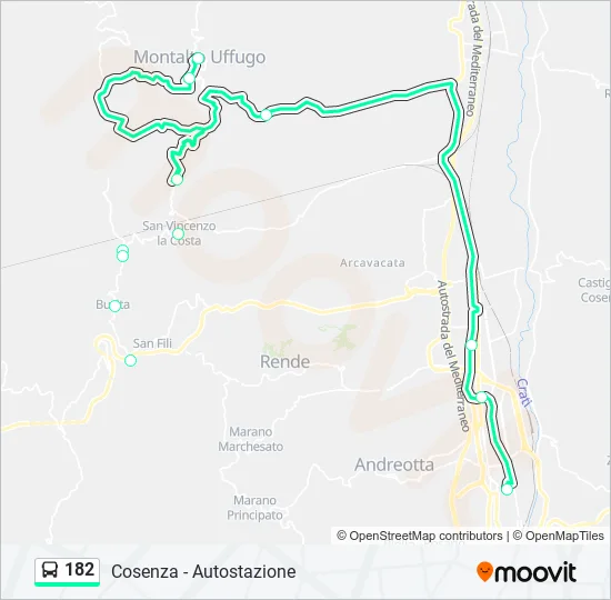 182  Line Map