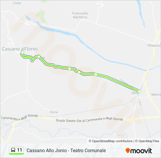 11  Line Map