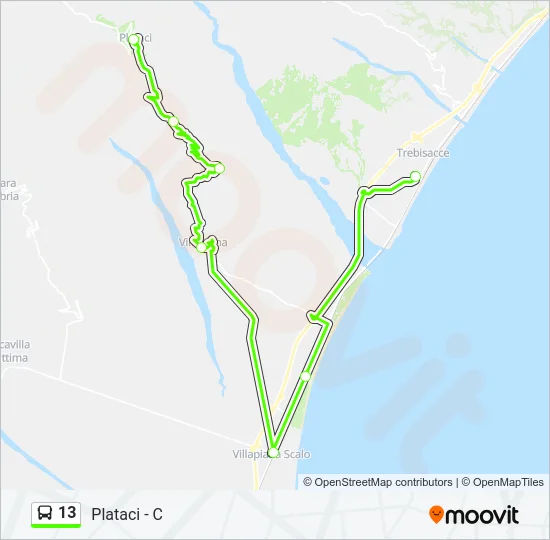 13  Line Map