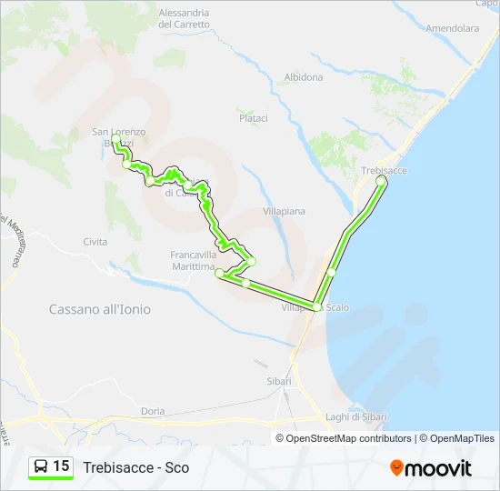 15  Line Map