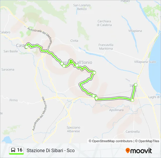 16  Line Map