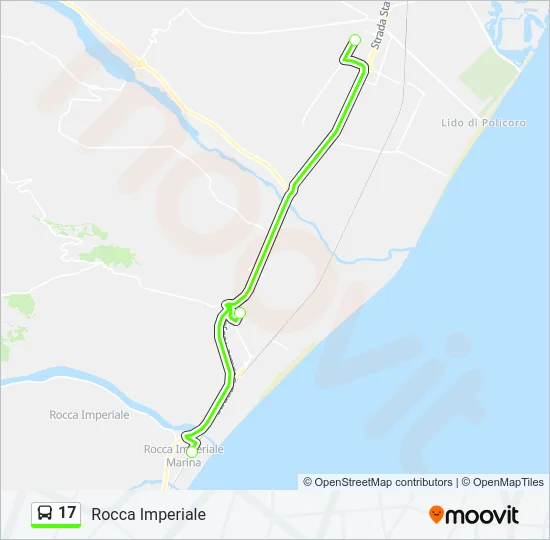 Percorso linea  17