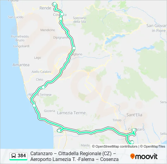 384  Line Map