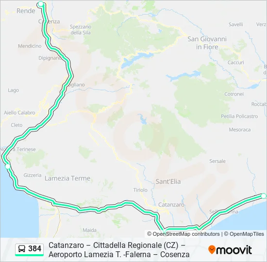 384  Line Map