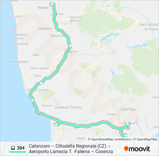384  Line Map