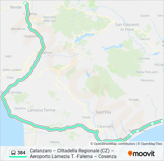 384  Line Map