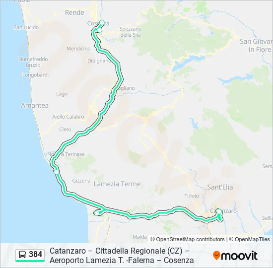 384  Line Map