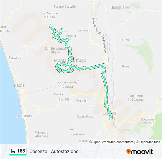 188  Line Map