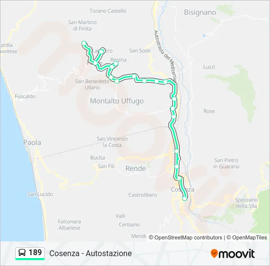 189  Line Map