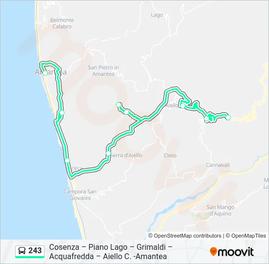 243  Line Map