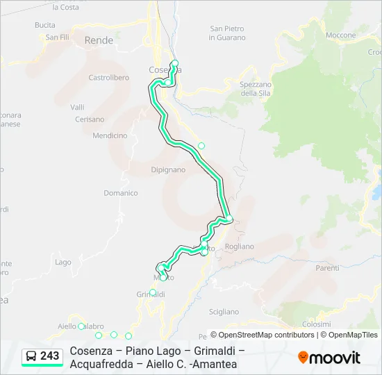 243  Line Map