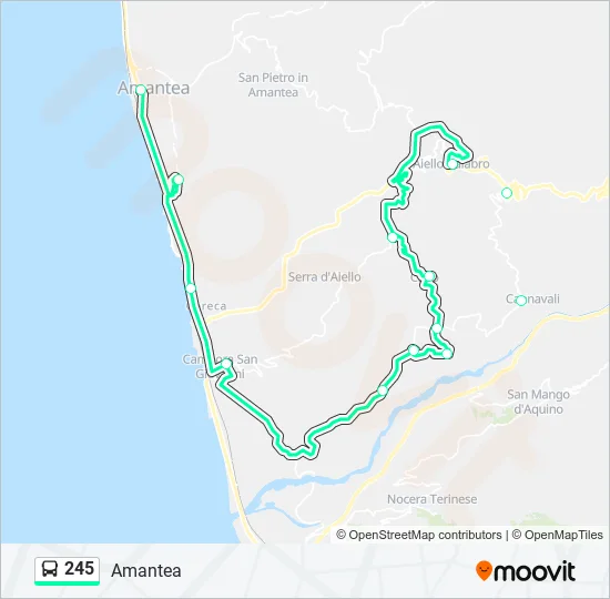 245  Line Map