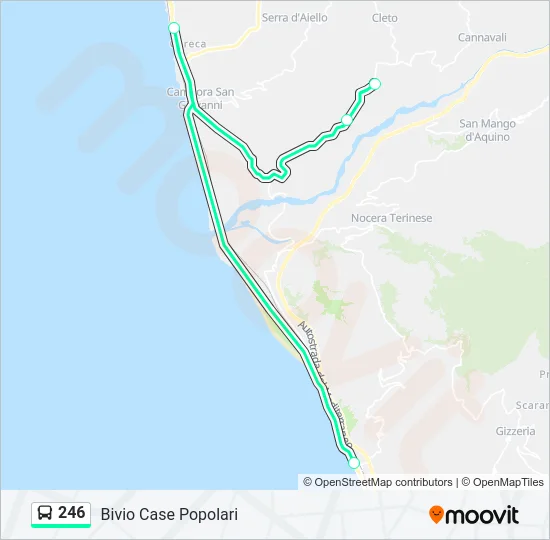246  Line Map