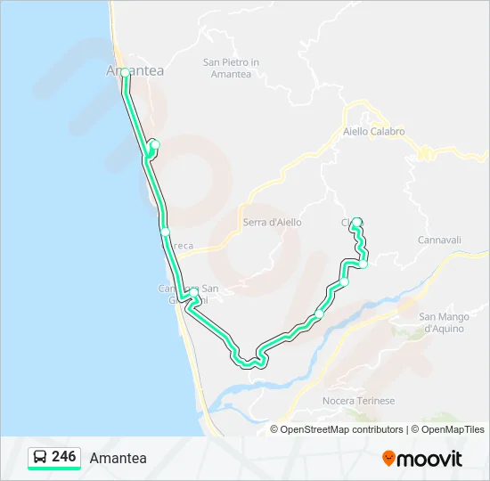 246  Line Map