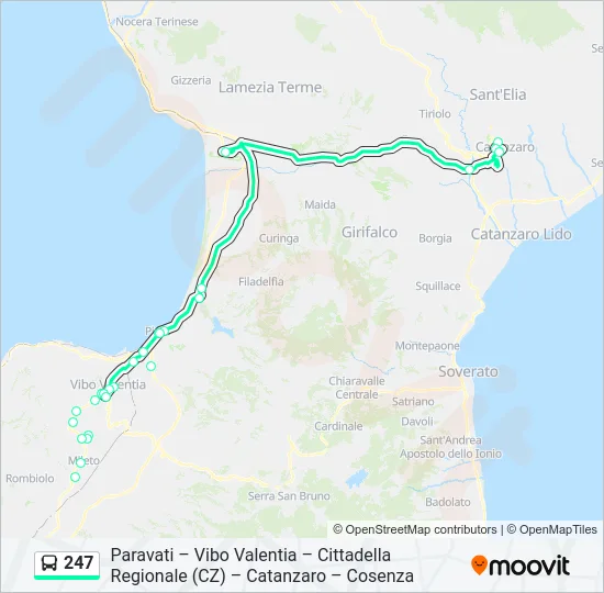 247  Line Map