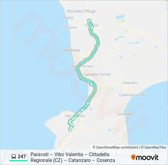 247  Line Map