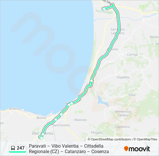 247  Line Map