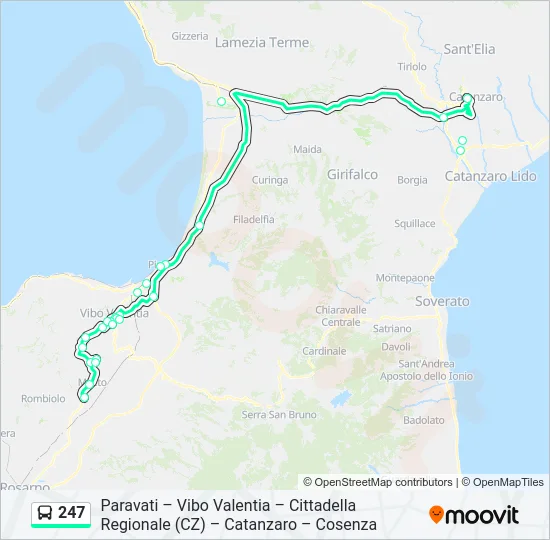 247  Line Map