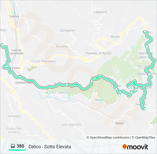 380  Line Map
