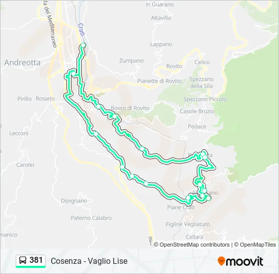 381  Line Map