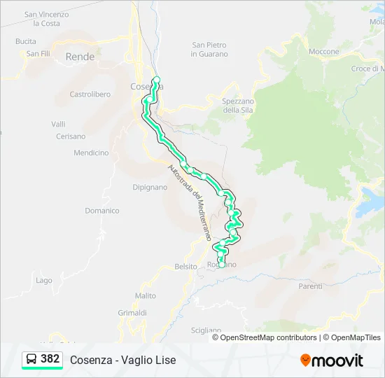 382  Line Map