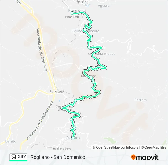 382  Line Map