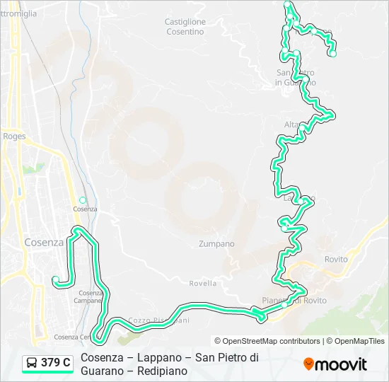 379 C  Line Map