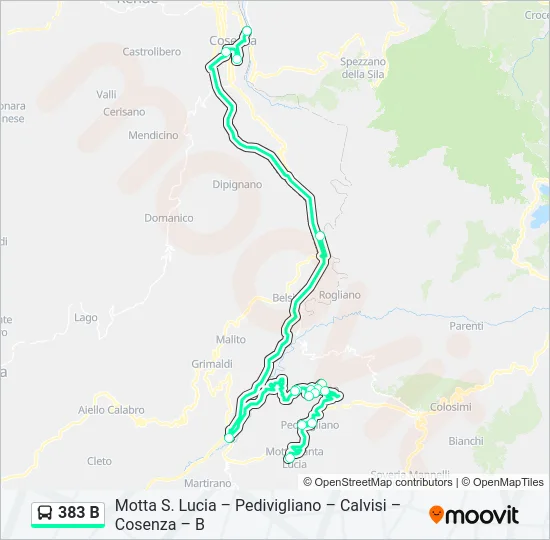 383 B  Line Map