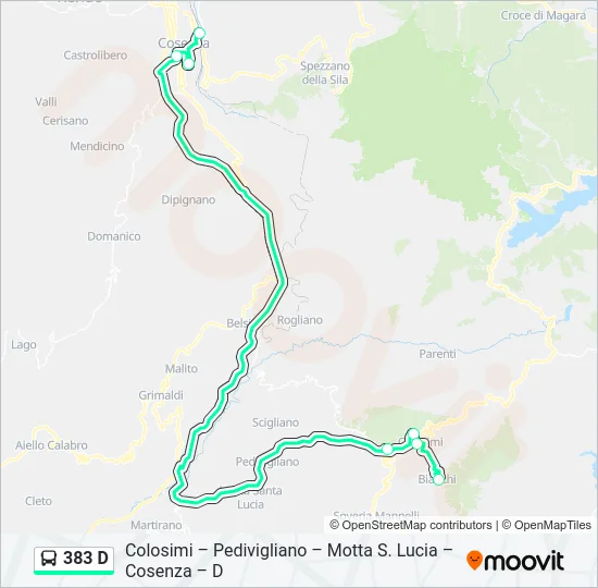 383 D  Line Map