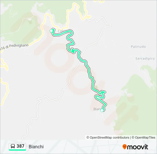 387  Line Map