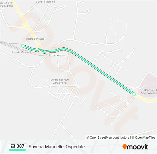 387  Line Map