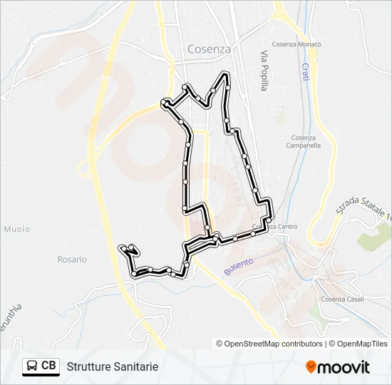 CB Bus Line Map