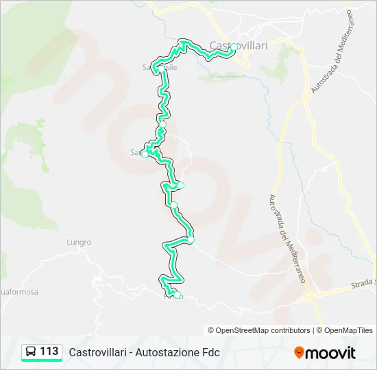 113  Line Map