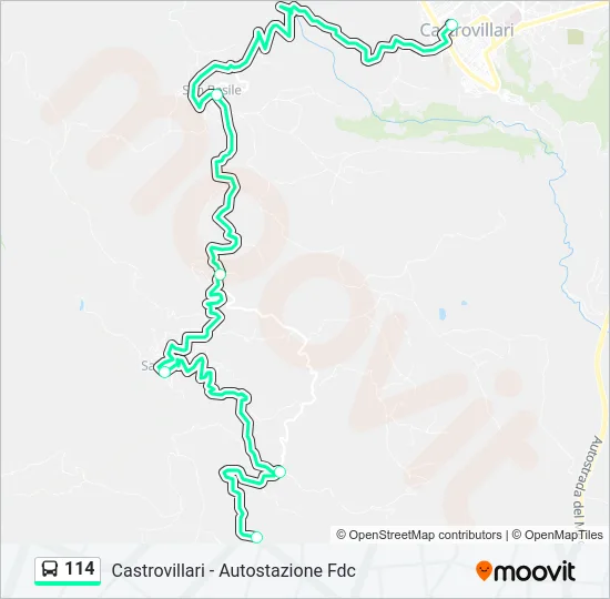 114  Line Map