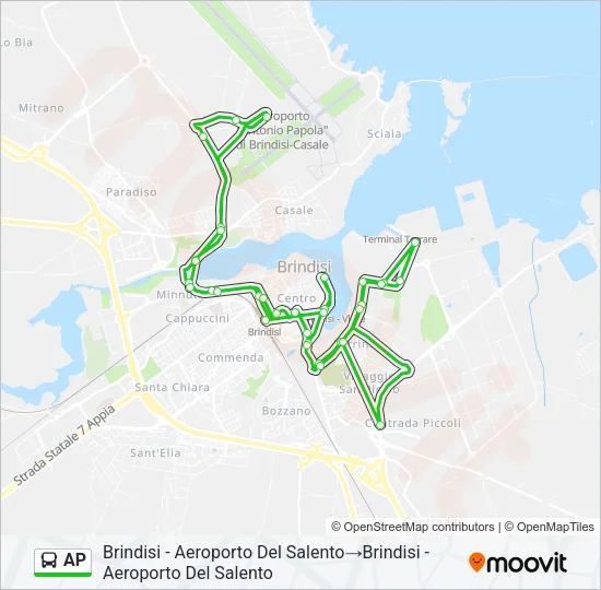 AP Bus Line Map