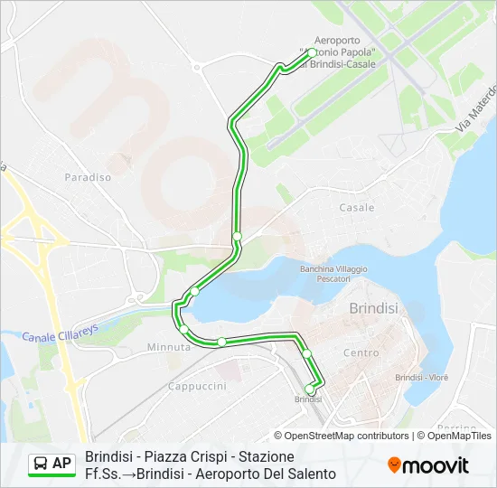 AP Bus Line Map